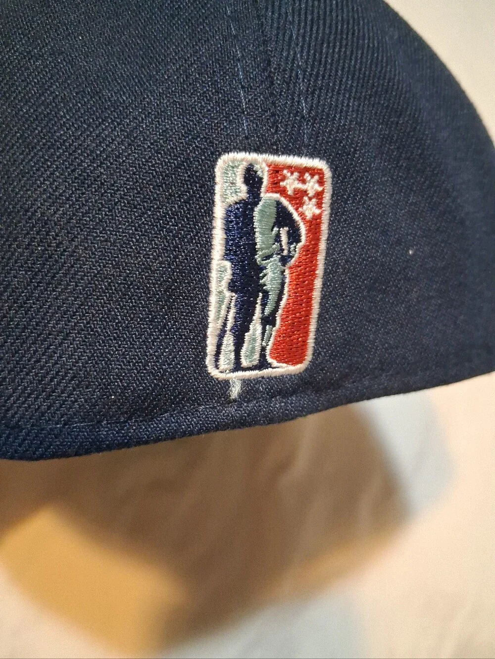Ebbets Field Flannels Newark Eagles Fit Hat Navy Yellow 7 1/8 Vintage Baseball